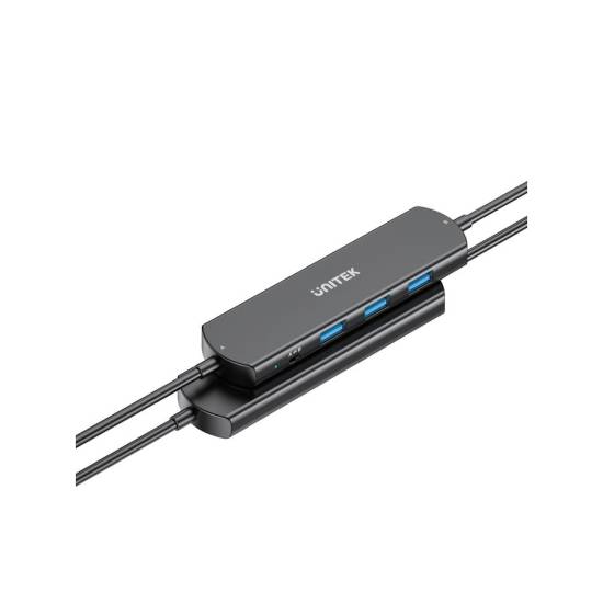 Przełącznik KVM USB-C 10Gbps z transferem plików między systemami Unitek U1344ABK01